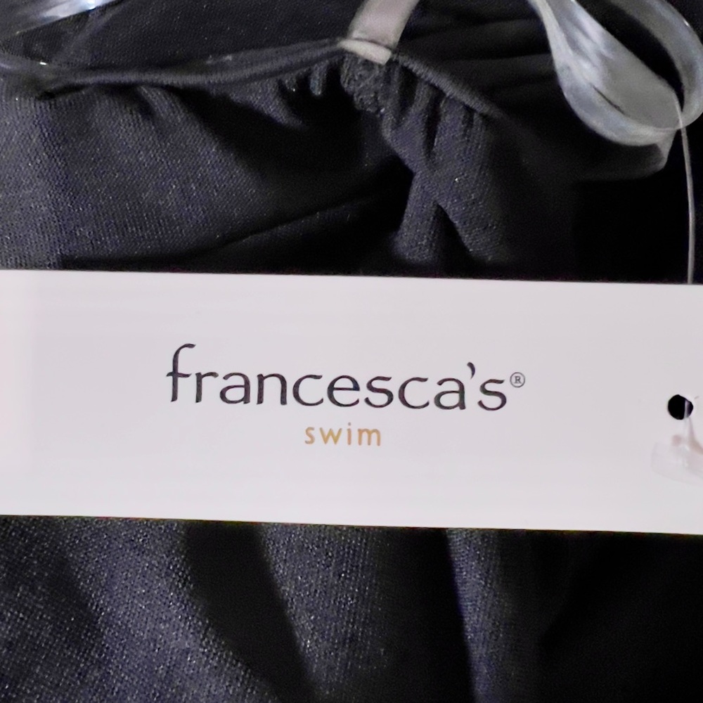 *NWT* FRANCESCA’S Black Midi Tie Front CoverUp/Dress - Picture 5 of 14
